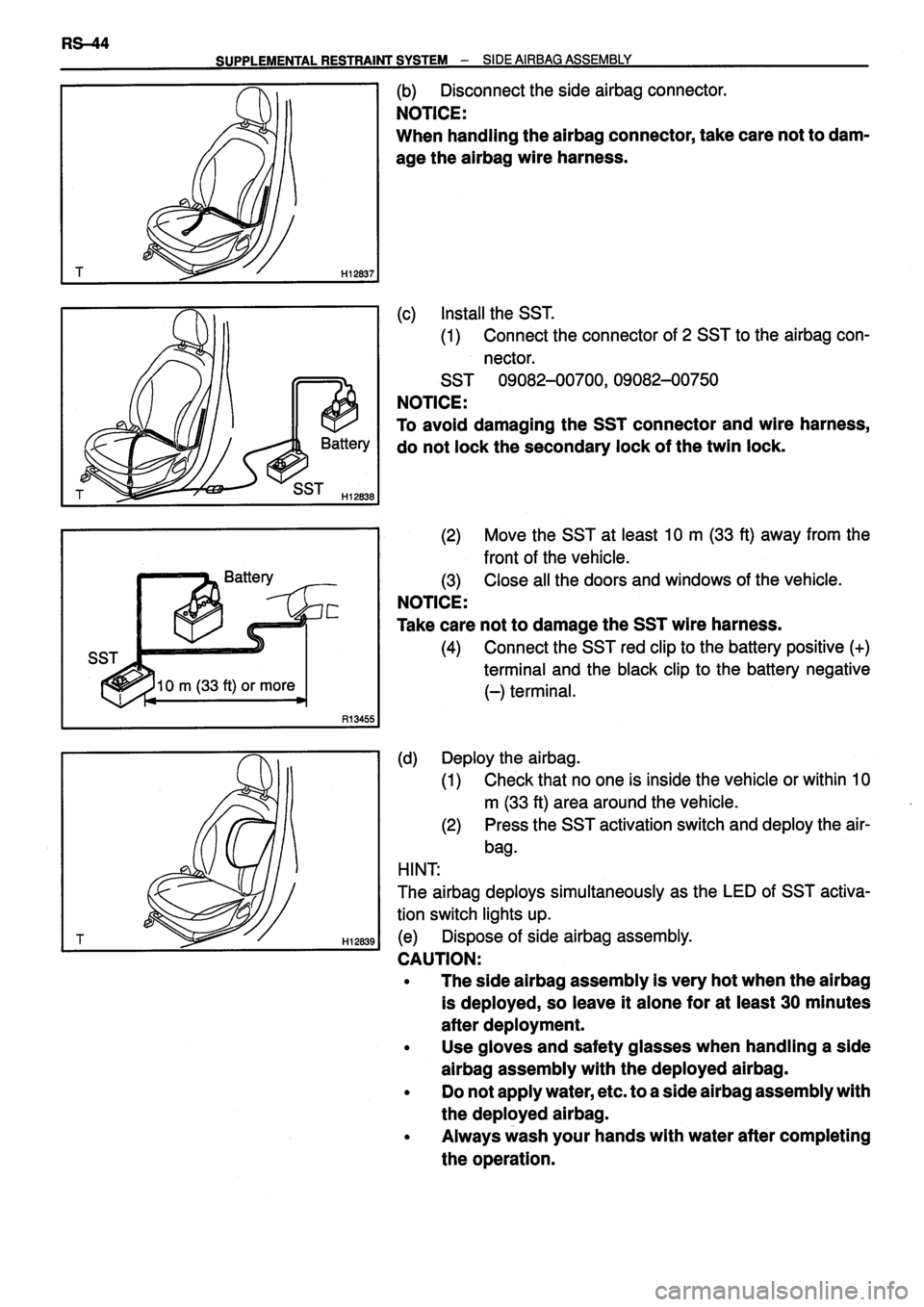 TOYOTA VERSO 1999  Repair Manual 
