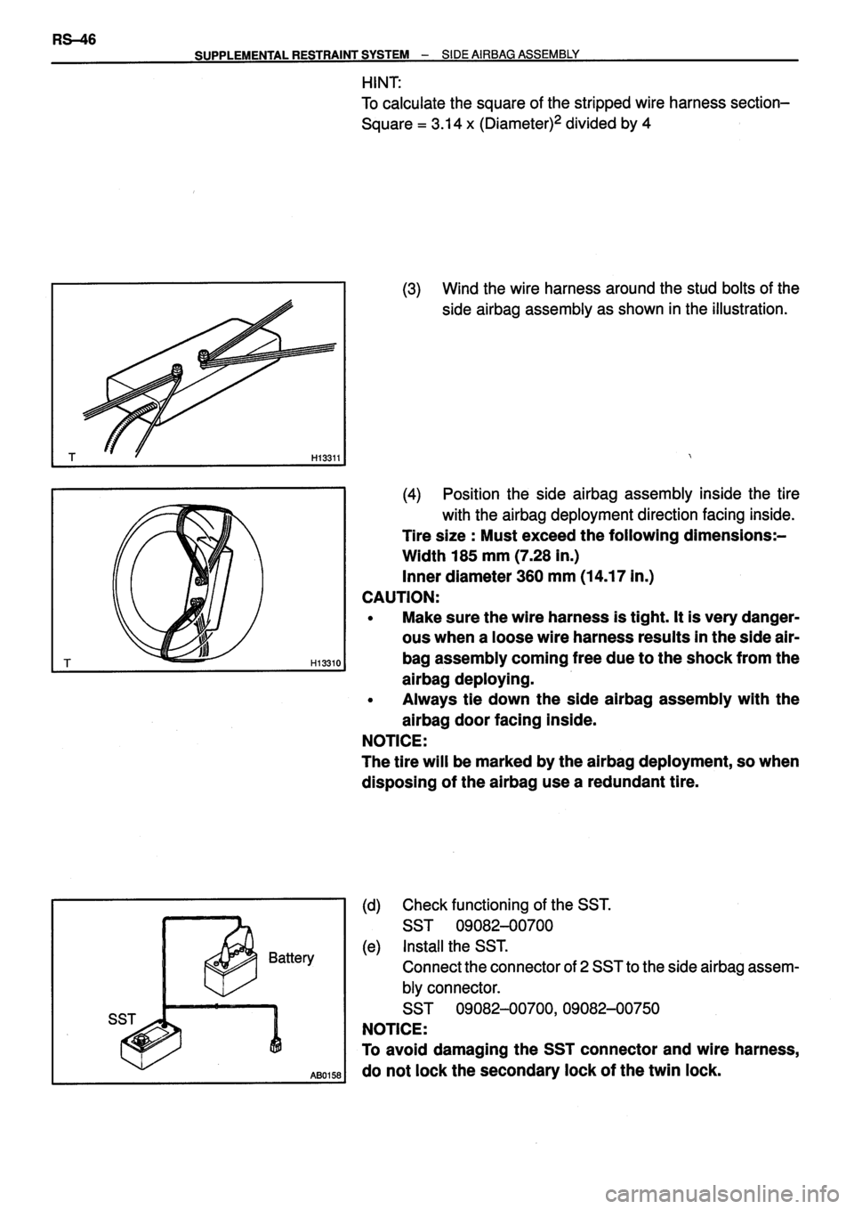 TOYOTA VERSO 1999  Repair Manual 