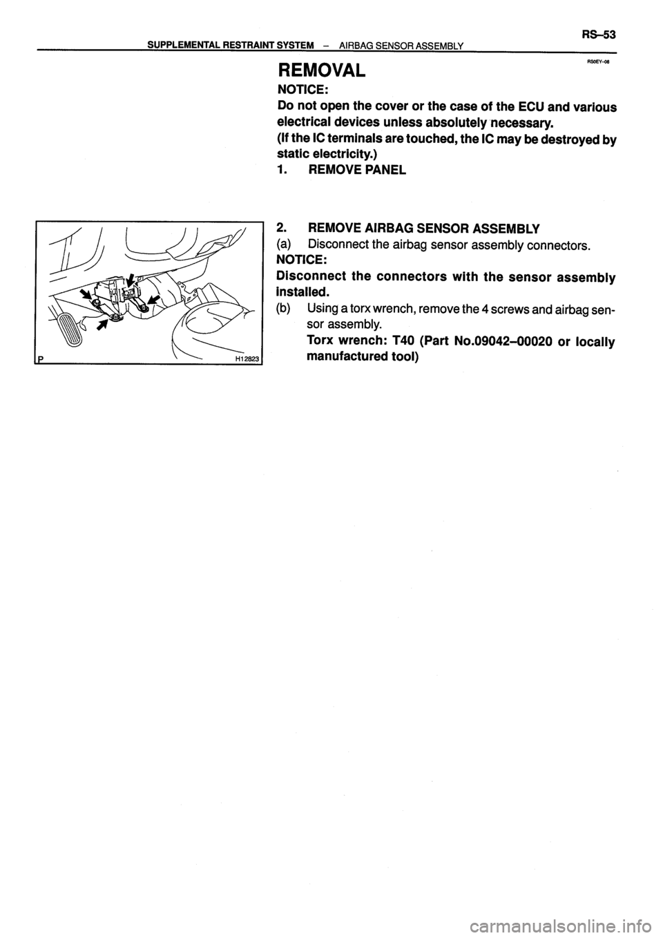 TOYOTA VERSO 1999  Repair Manual 