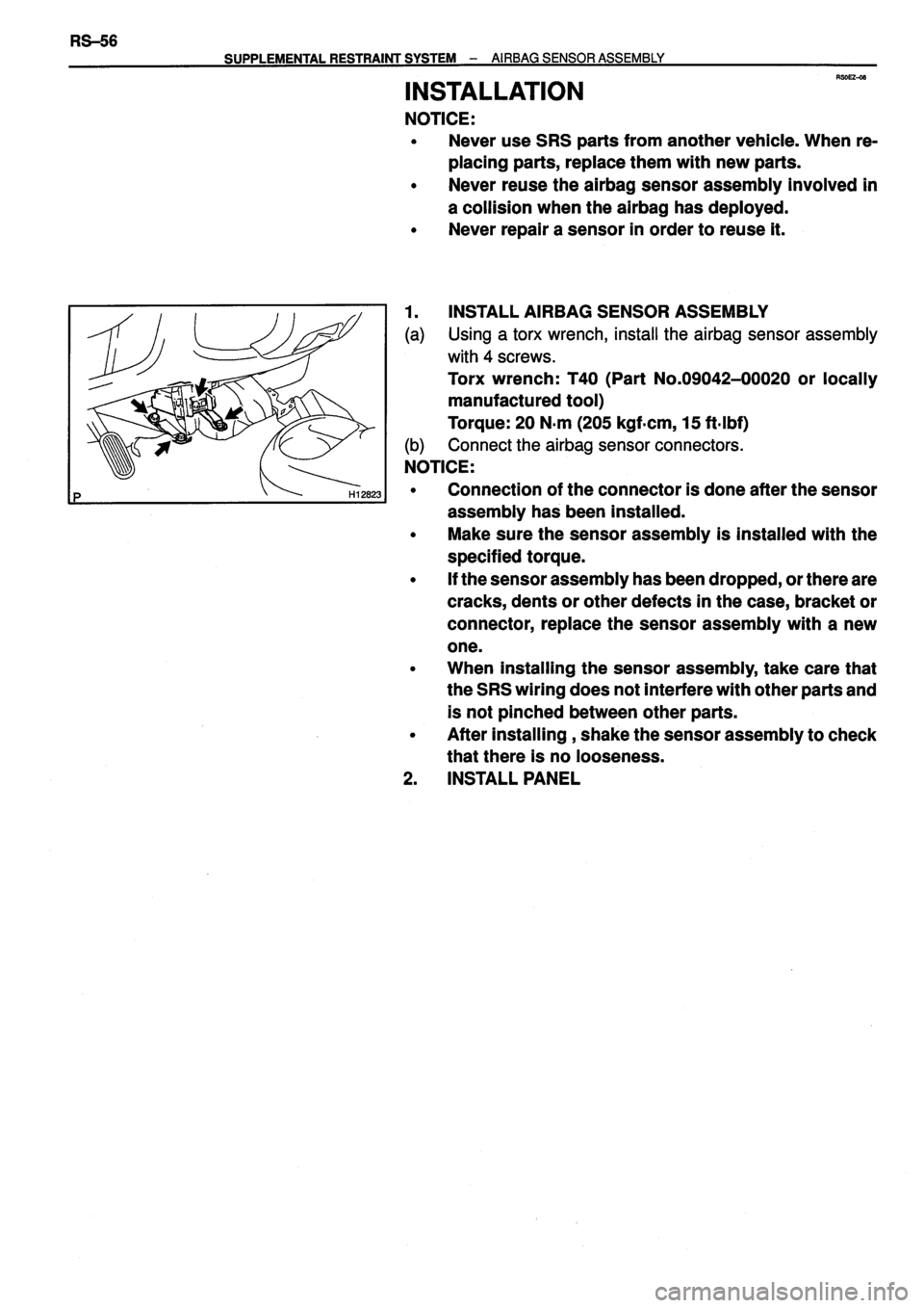 TOYOTA VERSO 1999  Repair Manual 