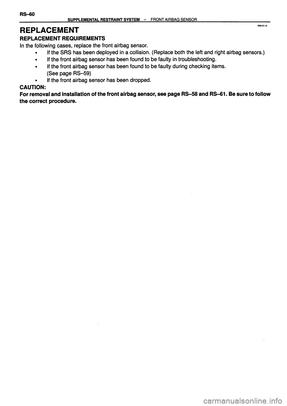 TOYOTA VERSO 1999  Repair Manual 