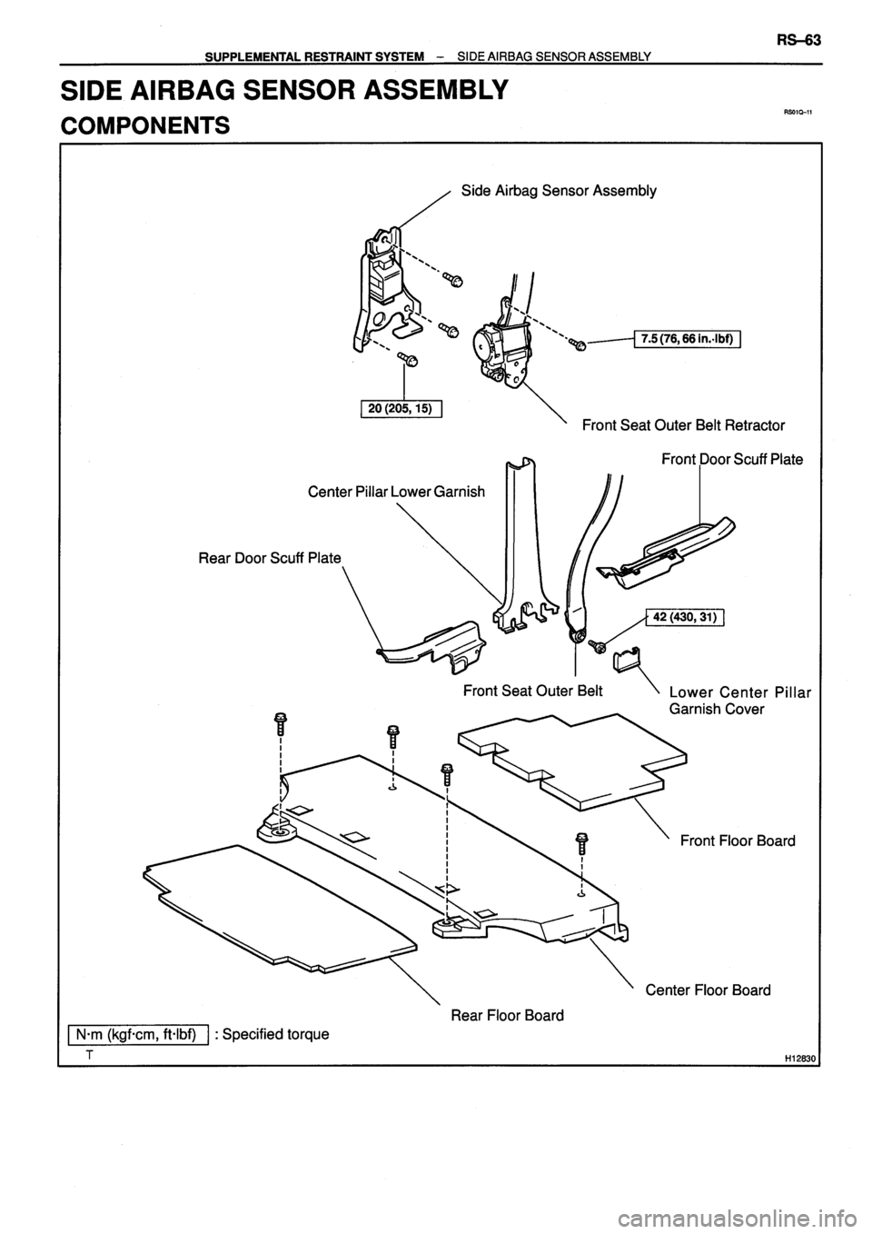 TOYOTA VERSO 1999  Repair Manual 