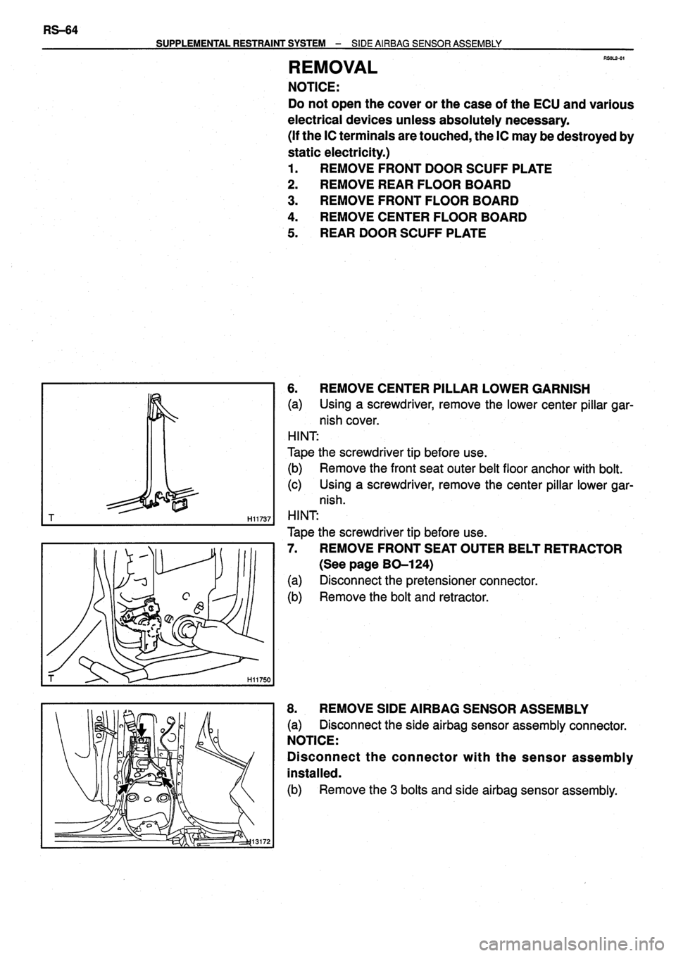 TOYOTA VERSO 1999  Repair Manual 