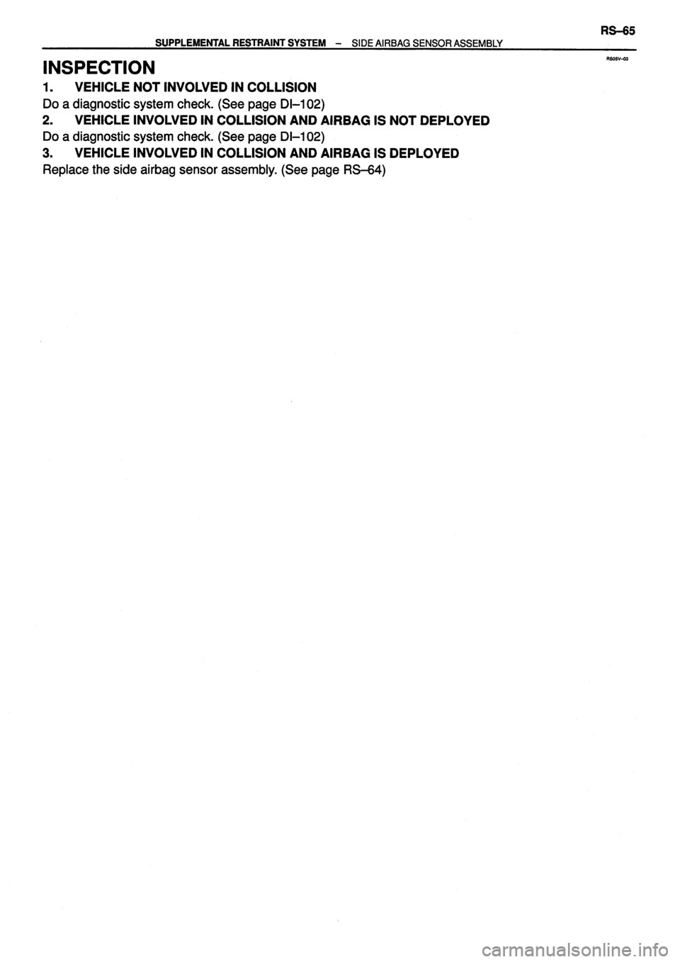 TOYOTA VERSO 1999  Repair Manual 