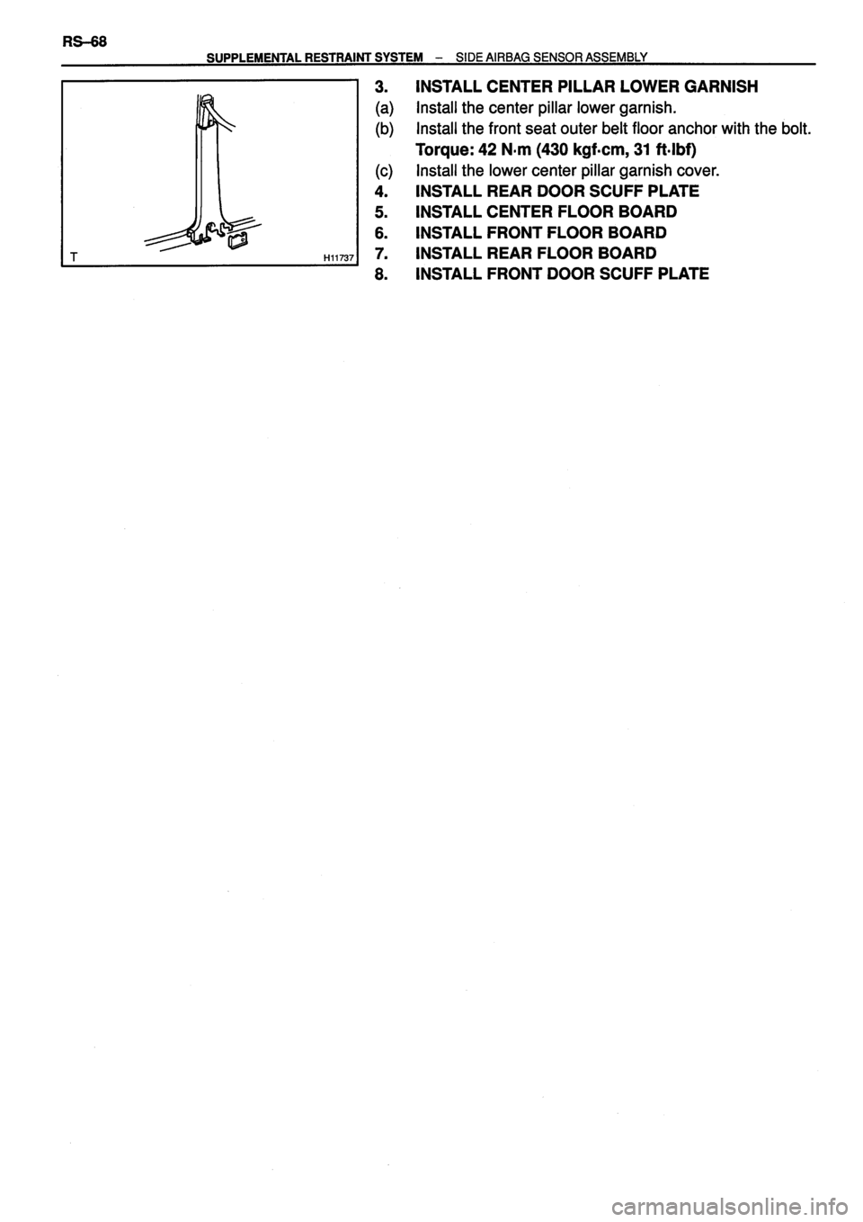 TOYOTA VERSO 1999  Repair Manual 