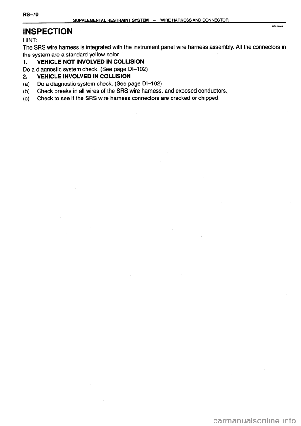TOYOTA VERSO 1999  Repair Manual 