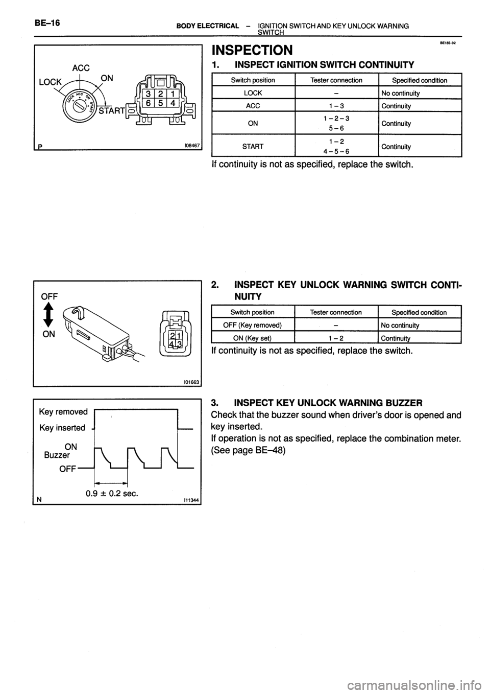 TOYOTA VERSO 1999  Repair Manual 
