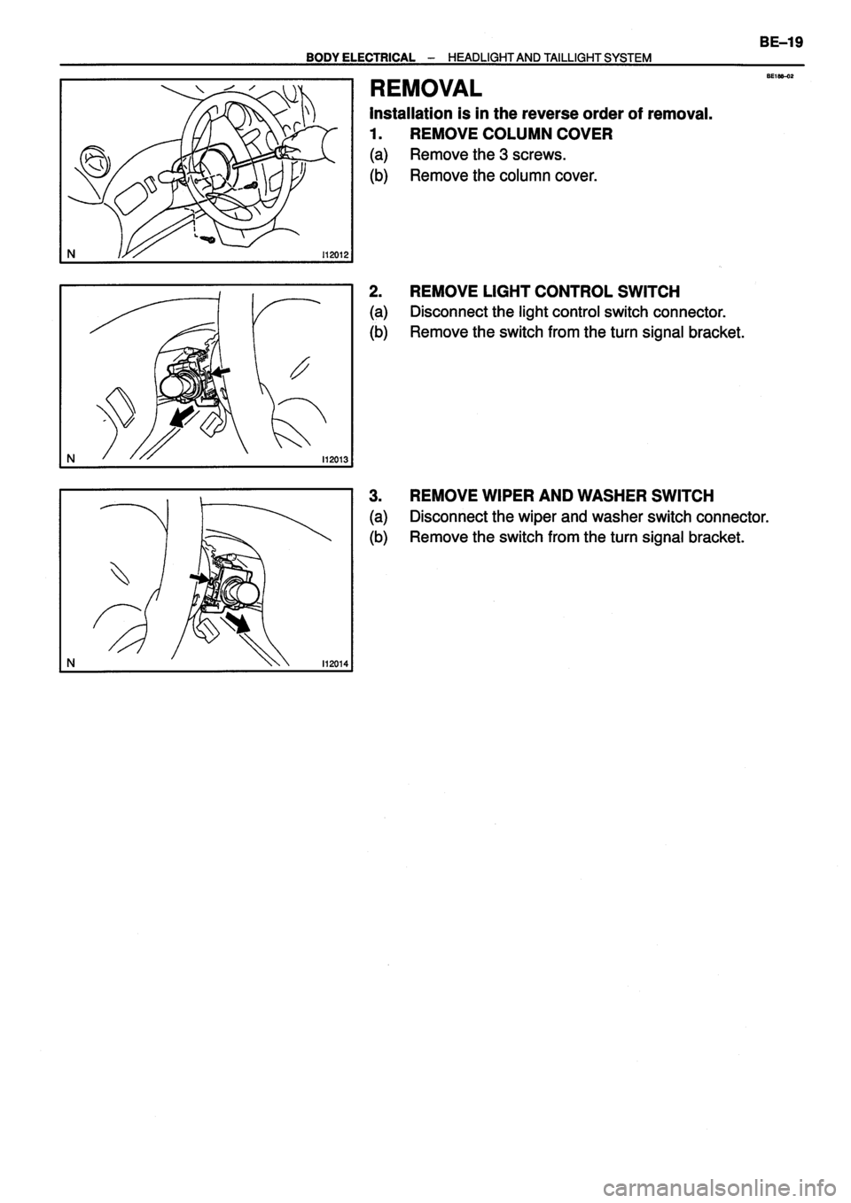TOYOTA VERSO 1999  Repair Manual 