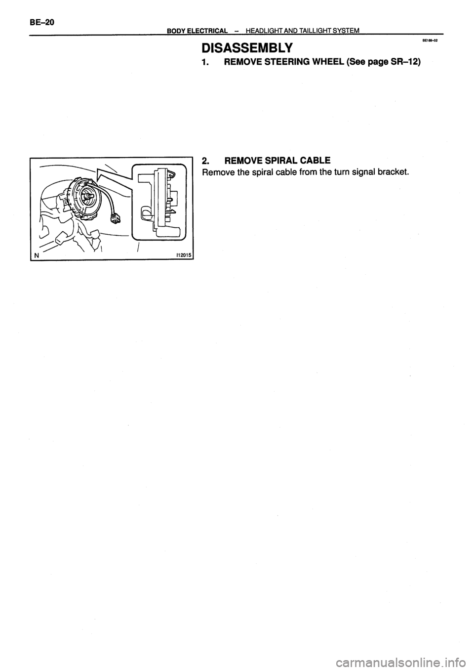 TOYOTA VERSO 1999  Repair Manual 