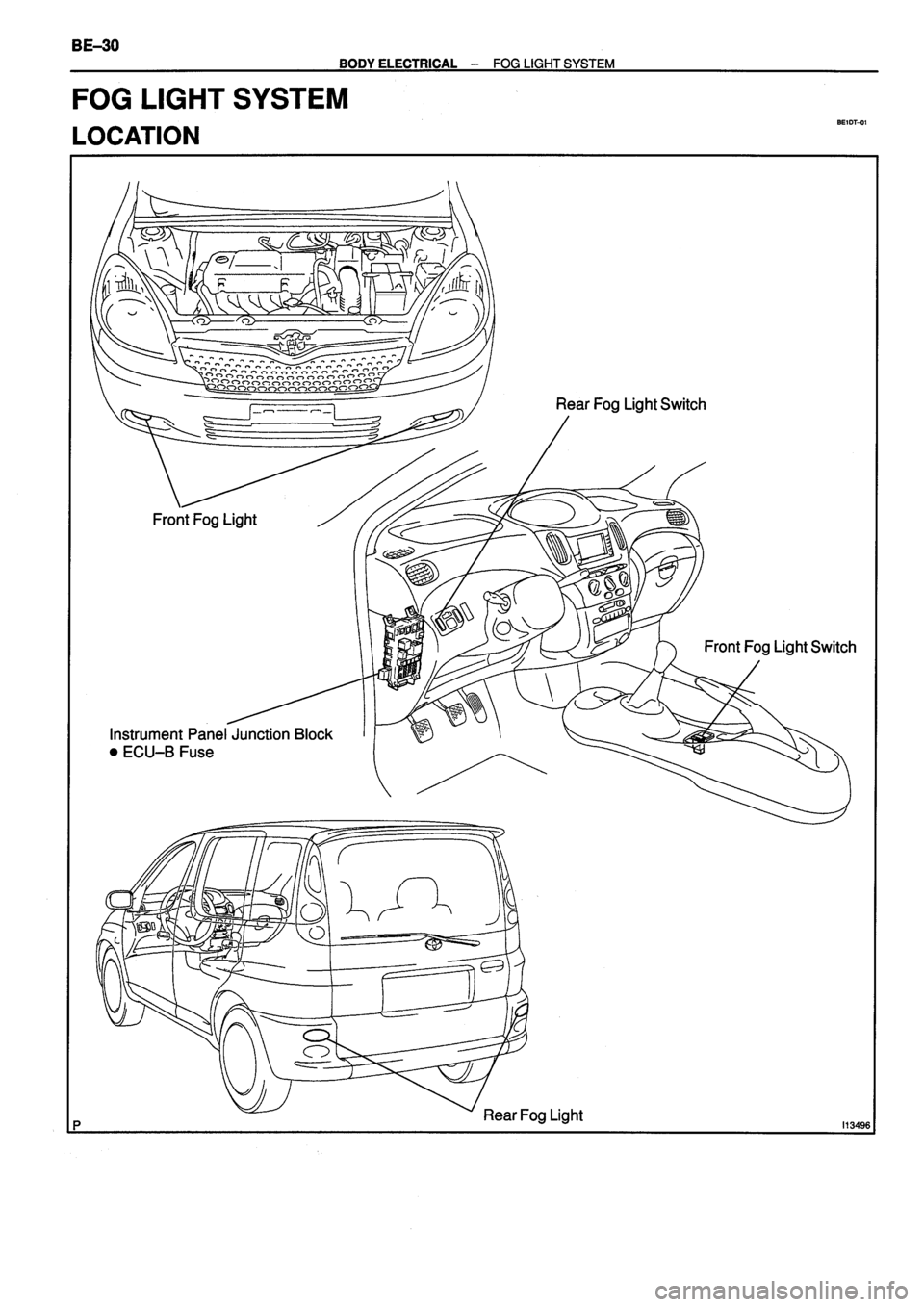 TOYOTA VERSO 1999  Repair Manual 