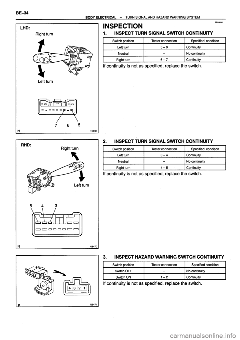 TOYOTA VERSO 1999  Repair Manual 