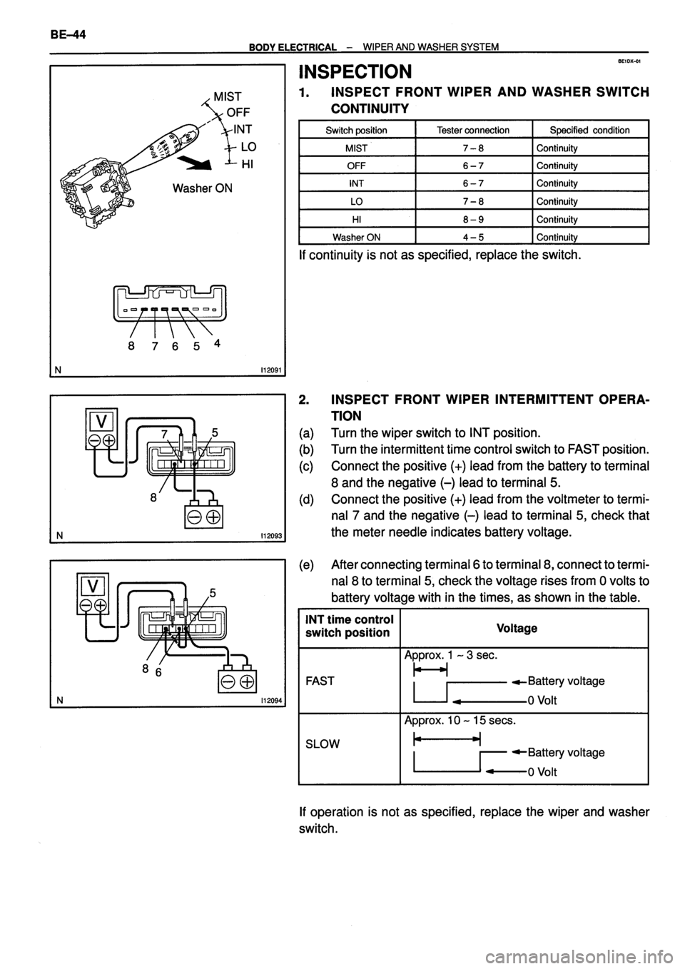 TOYOTA VERSO 1999  Repair Manual 