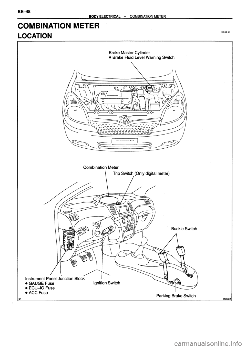 TOYOTA VERSO 1999  Repair Manual 