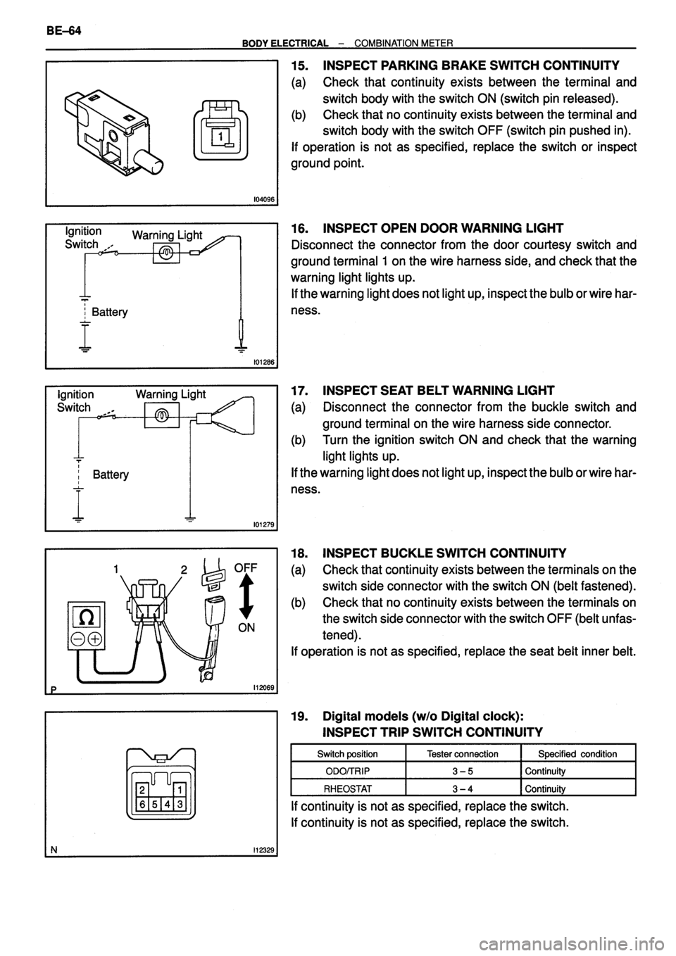 TOYOTA VERSO 1999  Repair Manual 