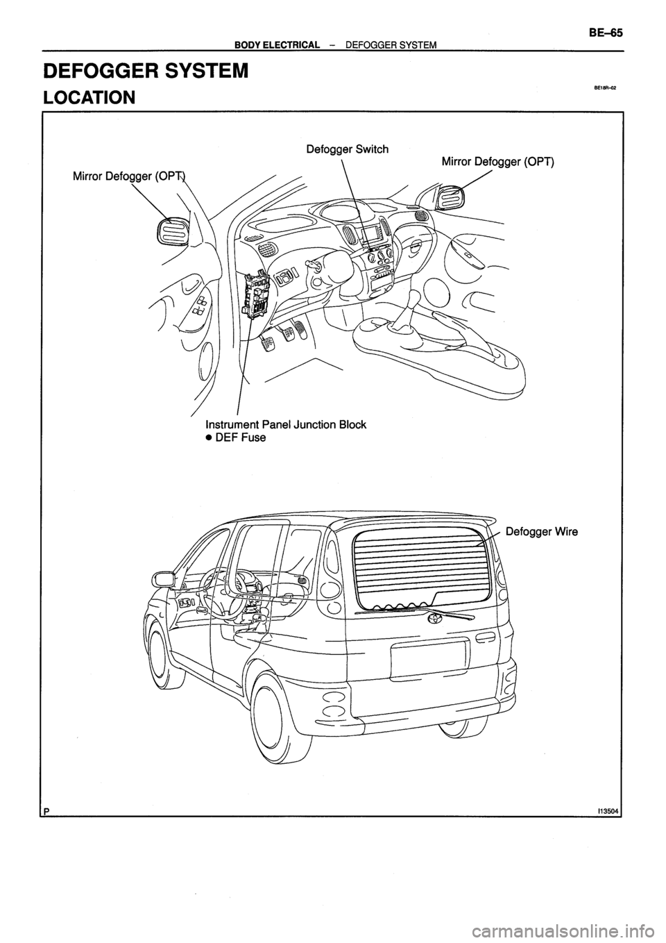 TOYOTA VERSO 1999  Repair Manual 