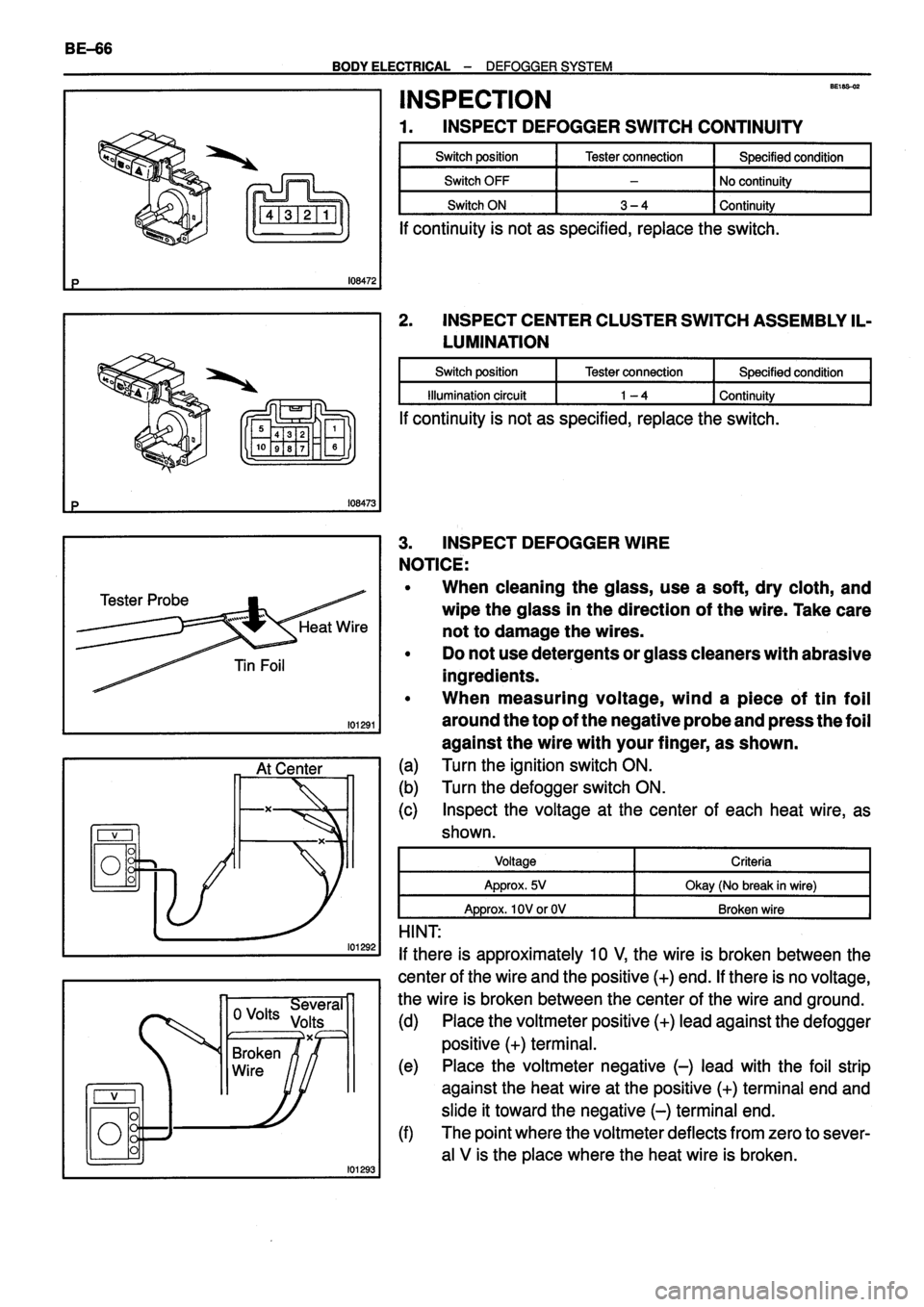 TOYOTA VERSO 1999  Repair Manual 