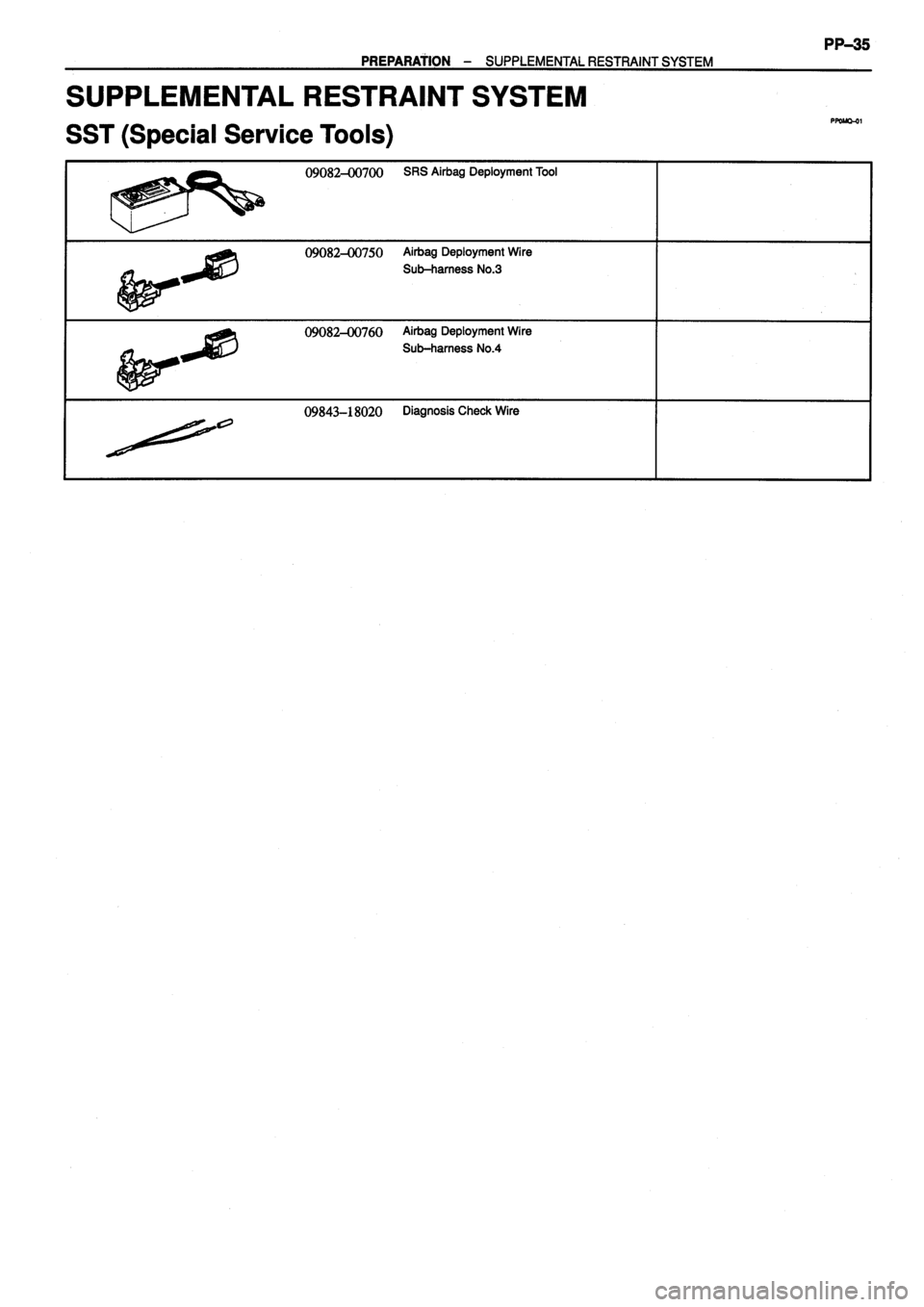 TOYOTA VERSO 1999  Repair Manual 