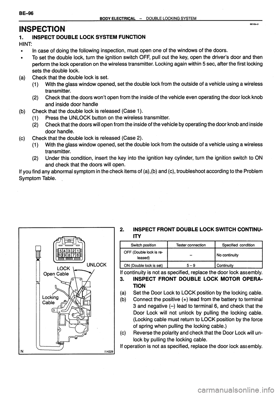 TOYOTA VERSO 1999  Repair Manual 