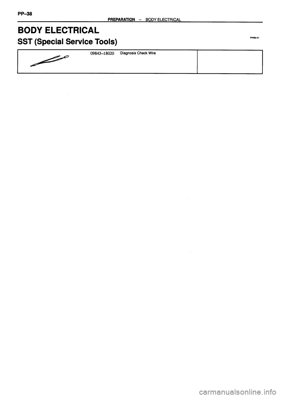 TOYOTA VERSO 1999  Repair Manual 