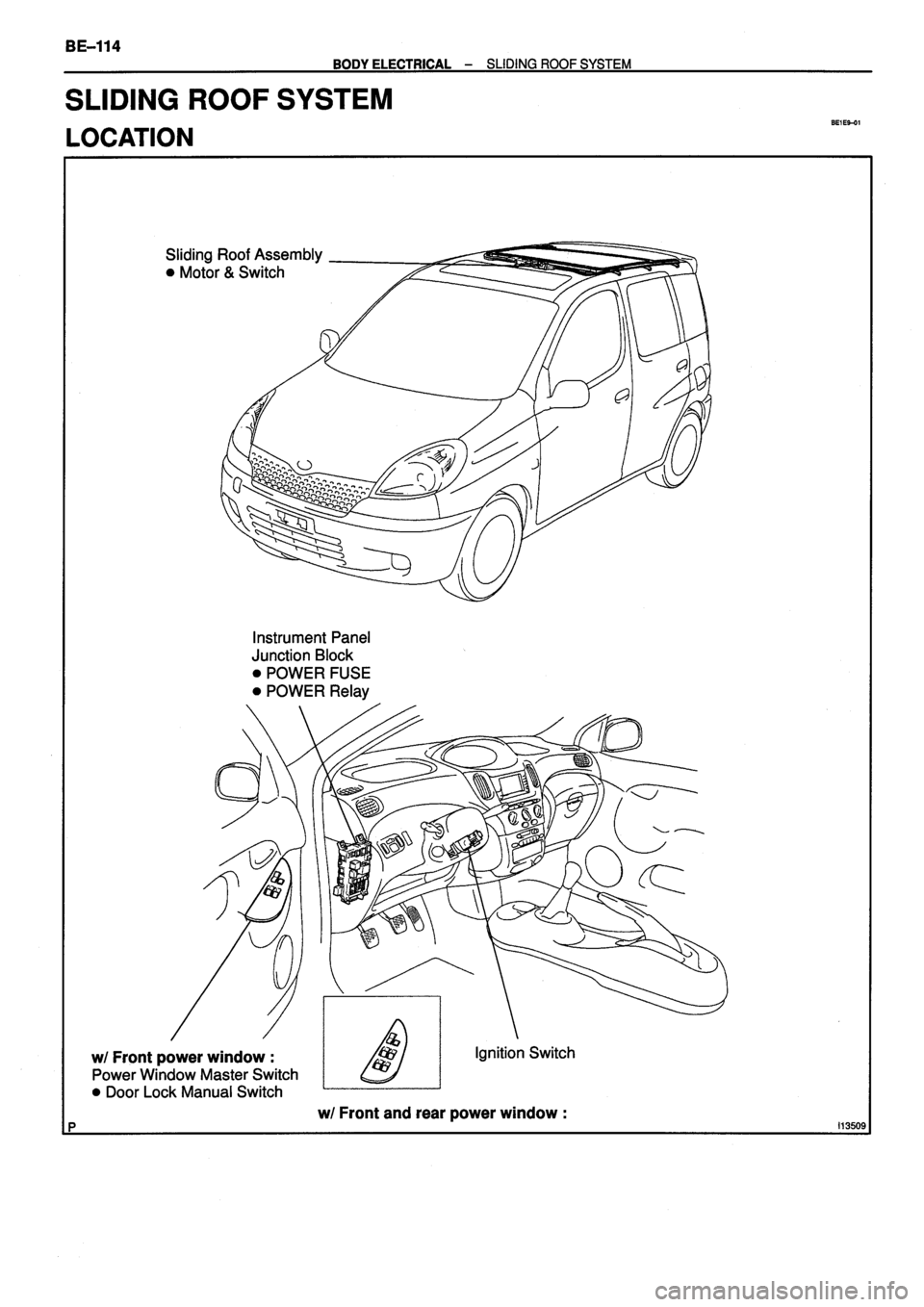 TOYOTA VERSO 1999  Repair Manual 