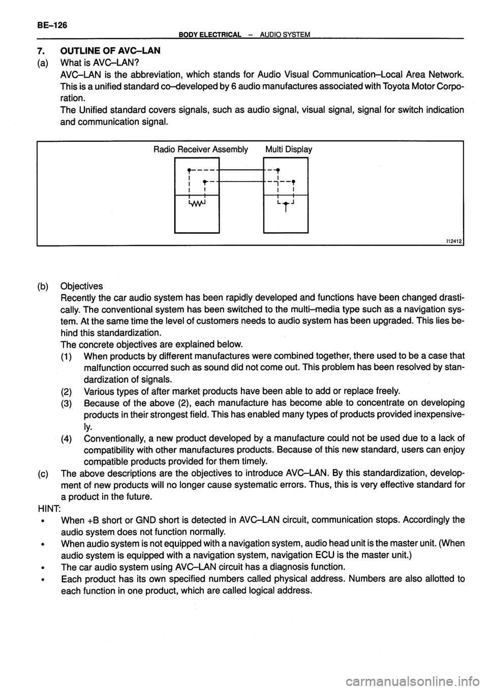 TOYOTA VERSO 1999  Repair Manual 