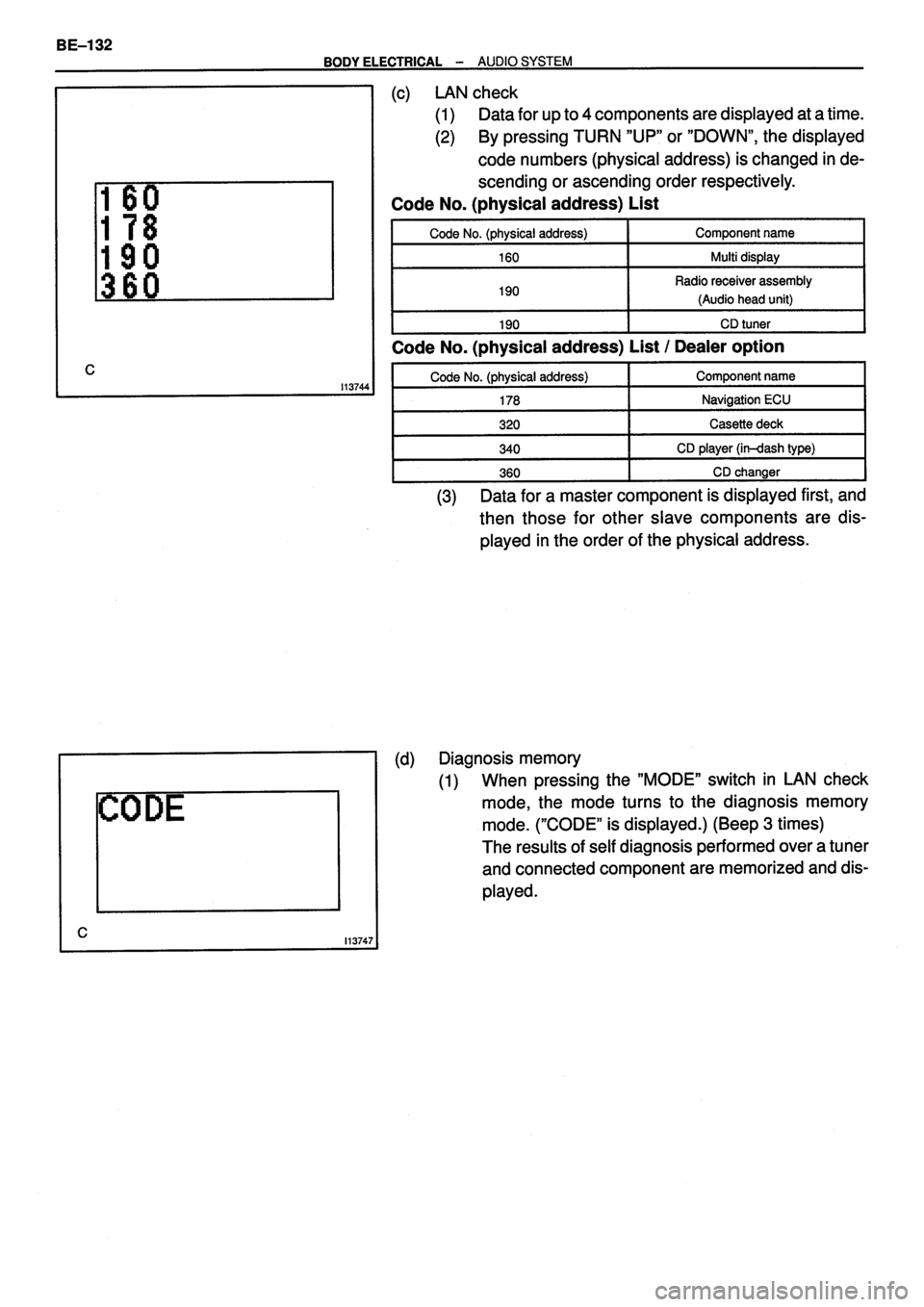 TOYOTA VERSO 1999  Repair Manual 