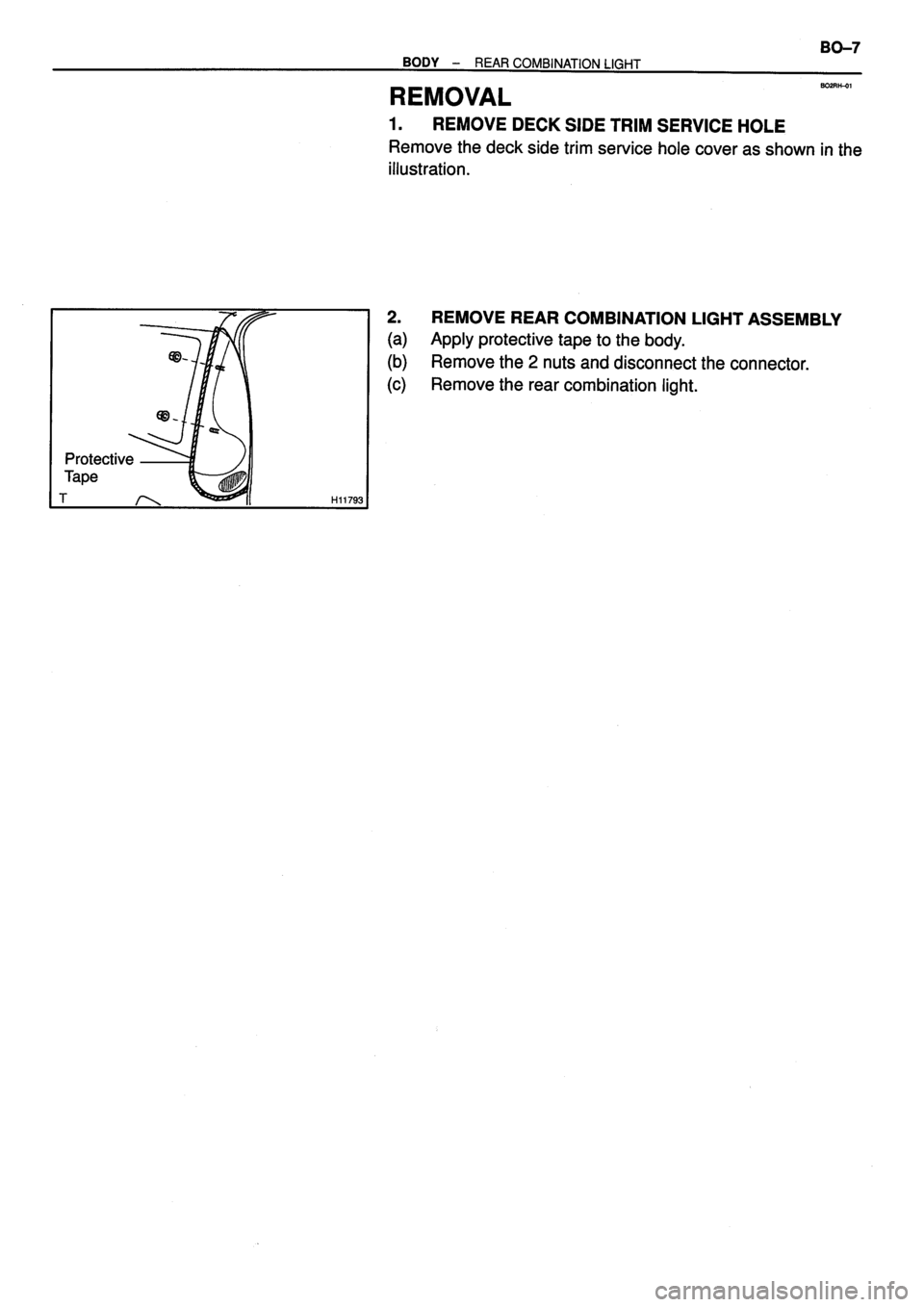 TOYOTA VERSO 1999  Repair Manual 