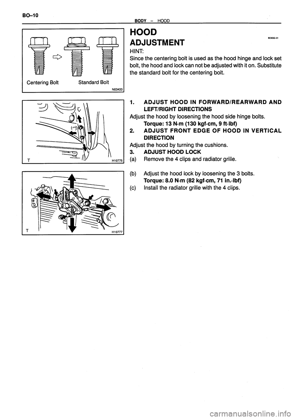 TOYOTA VERSO 1999  Repair Manual 