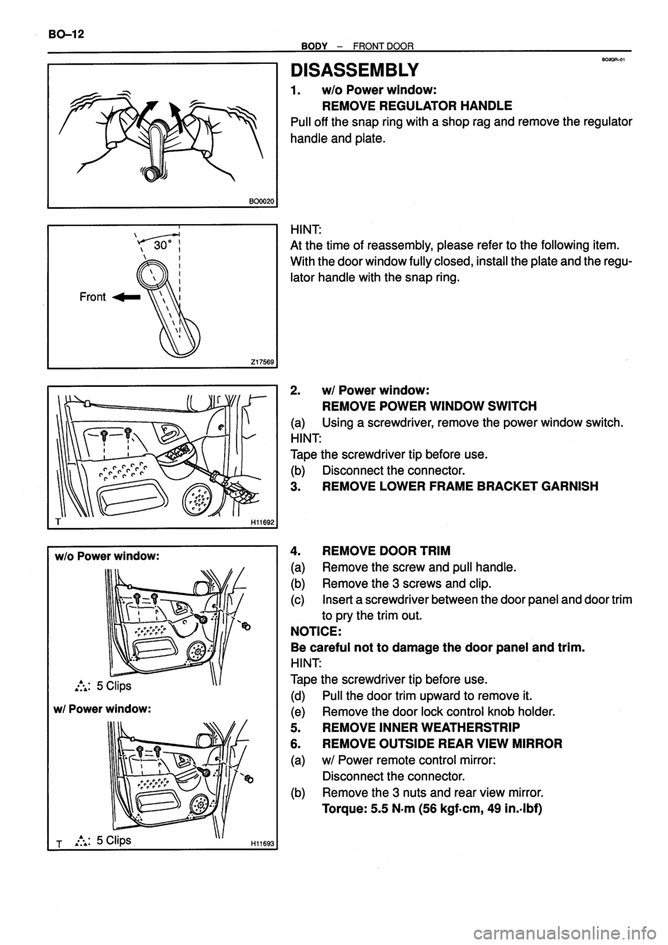 TOYOTA VERSO 1999  Repair Manual 