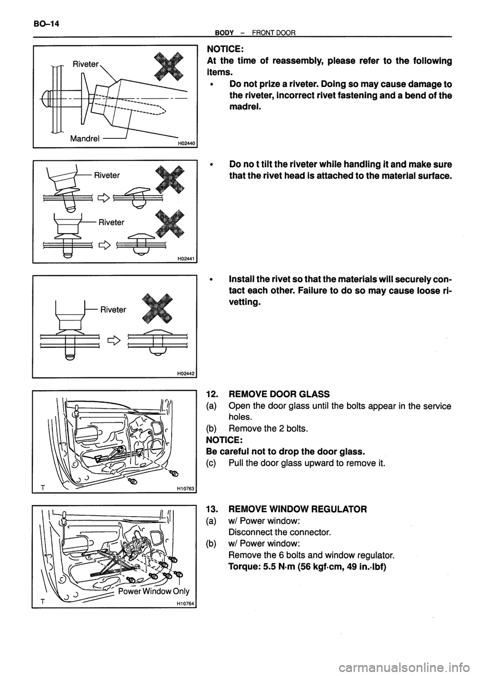 TOYOTA VERSO 1999  Repair Manual 