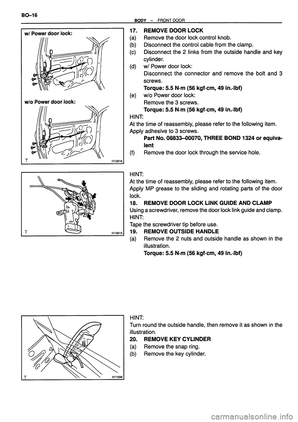 TOYOTA VERSO 1999  Repair Manual 