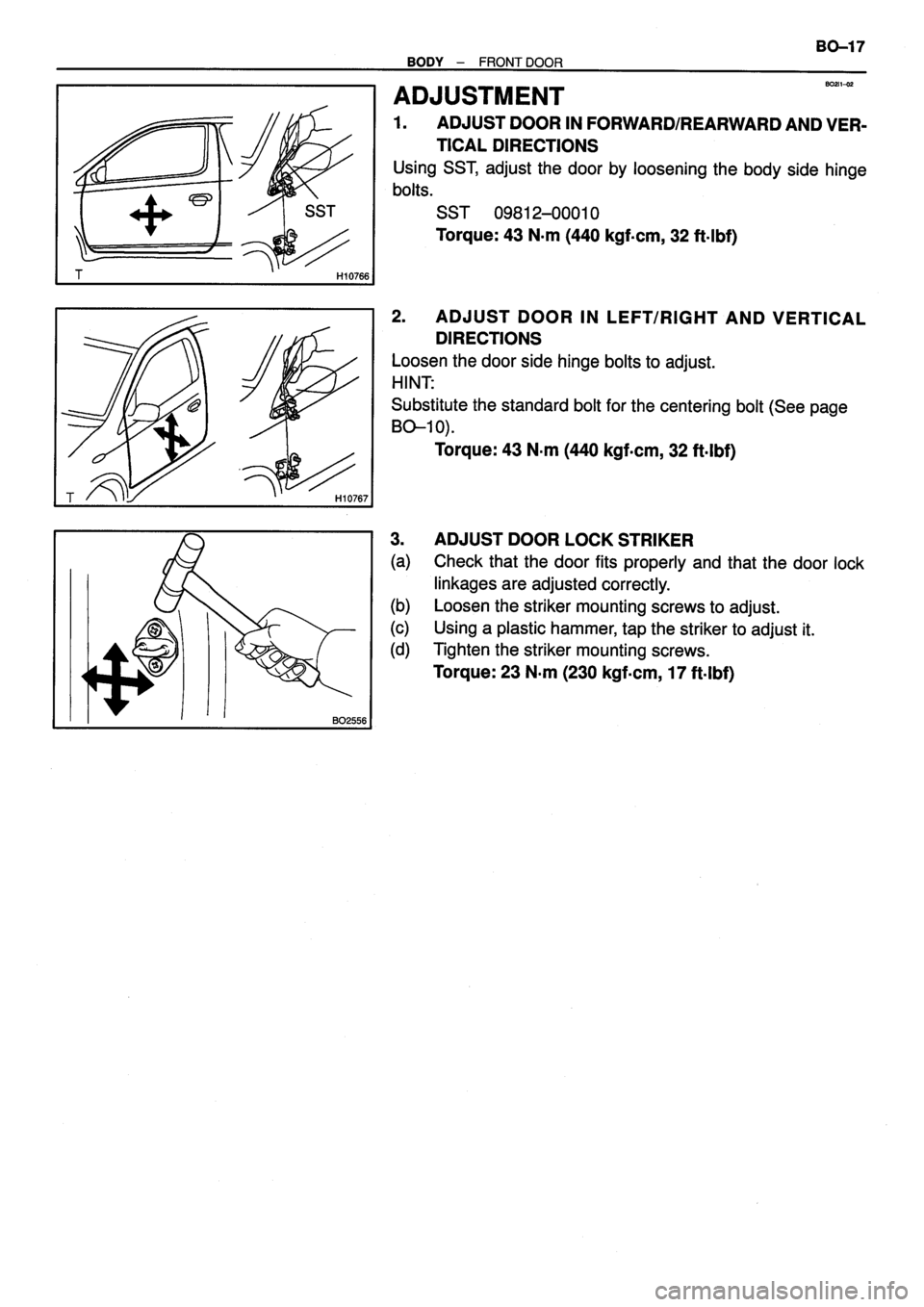 TOYOTA VERSO 1999  Repair Manual 