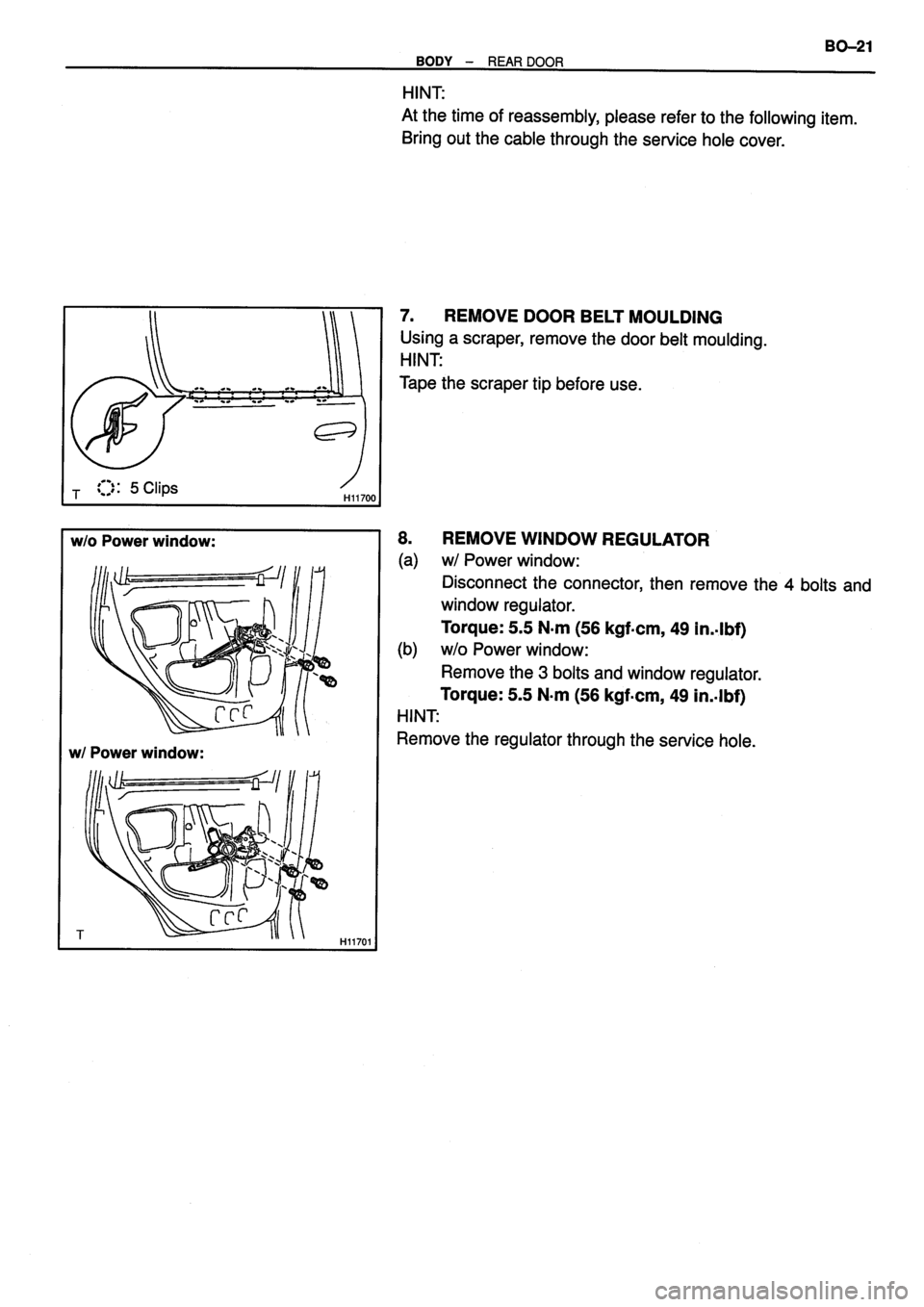 TOYOTA VERSO 1999  Repair Manual 