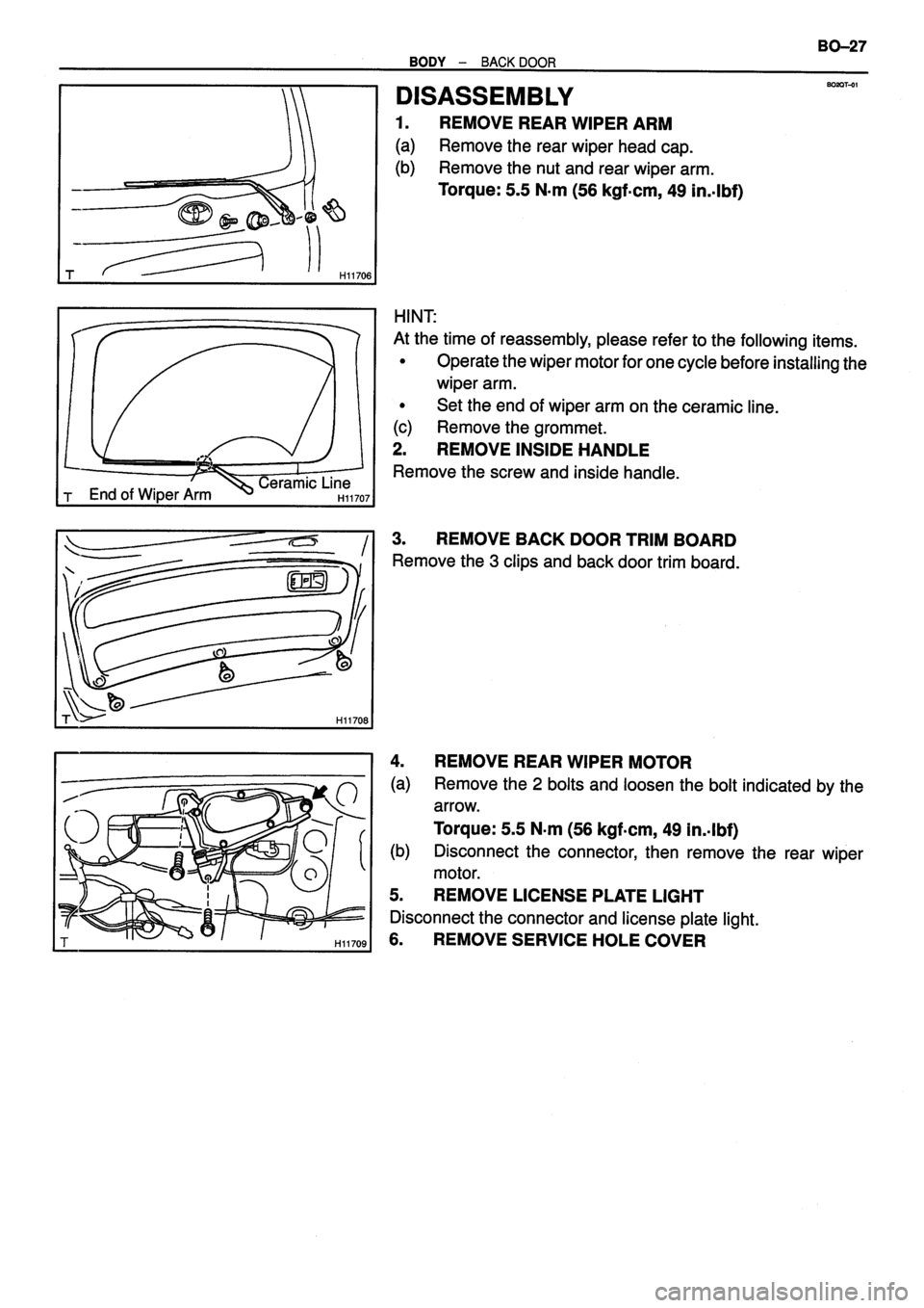 TOYOTA VERSO 1999  Repair Manual 