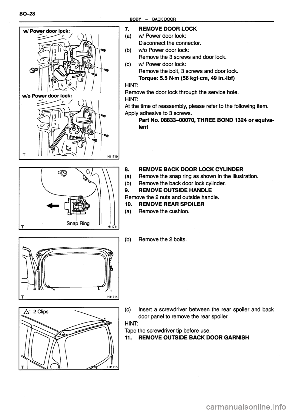 TOYOTA VERSO 1999  Repair Manual 