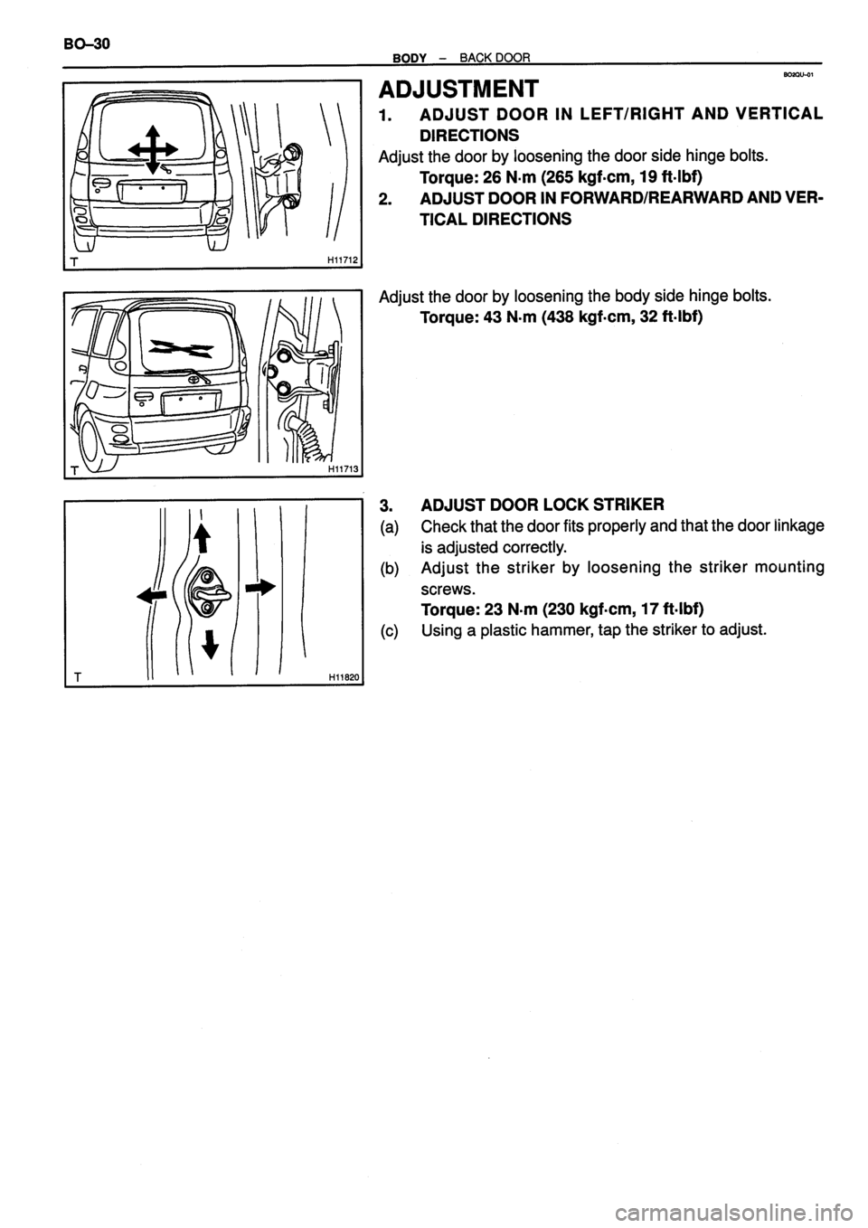 TOYOTA VERSO 1999  Repair Manual 