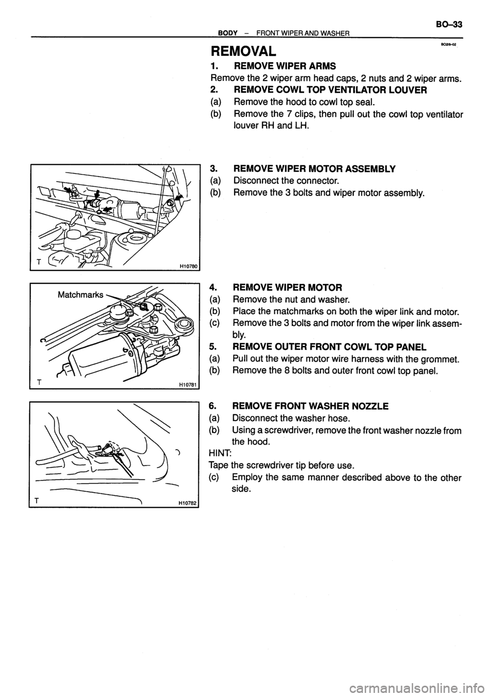 TOYOTA VERSO 1999  Repair Manual 
