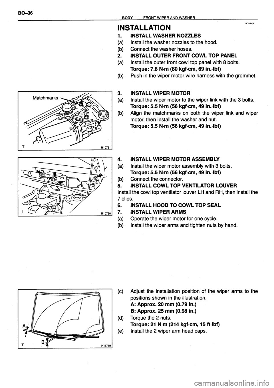 TOYOTA VERSO 1999  Repair Manual 