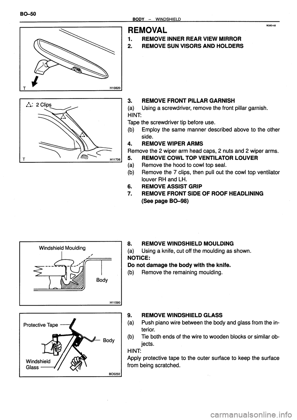 TOYOTA VERSO 1999  Repair Manual 