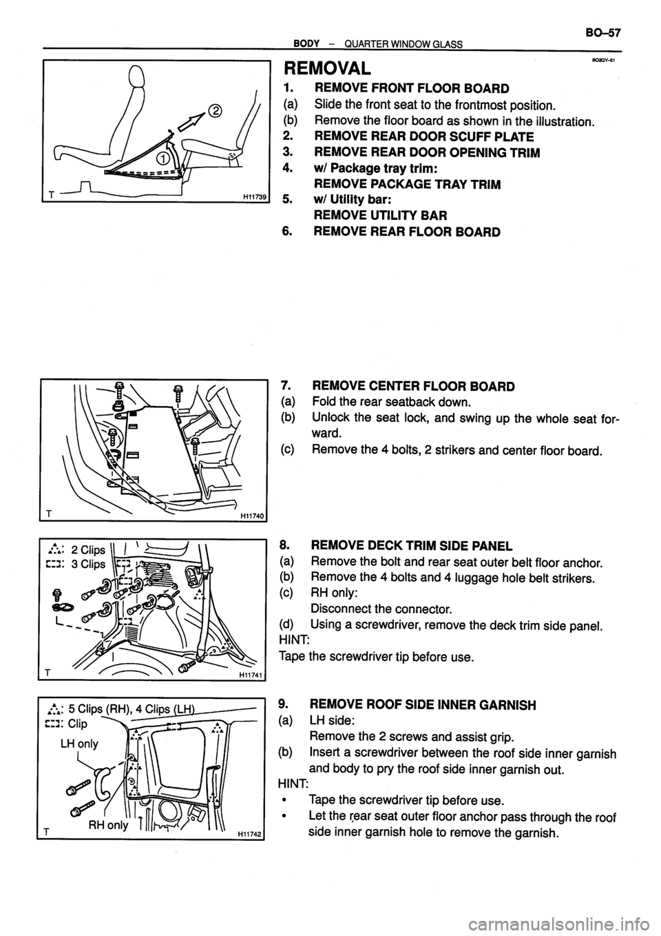 TOYOTA VERSO 1999  Repair Manual 