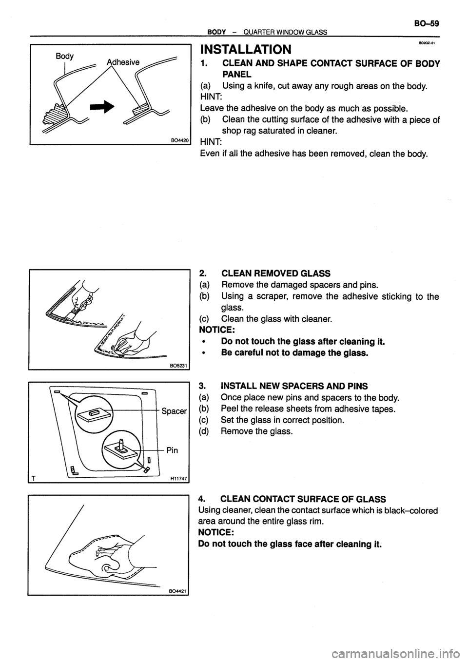 TOYOTA VERSO 1999  Repair Manual 