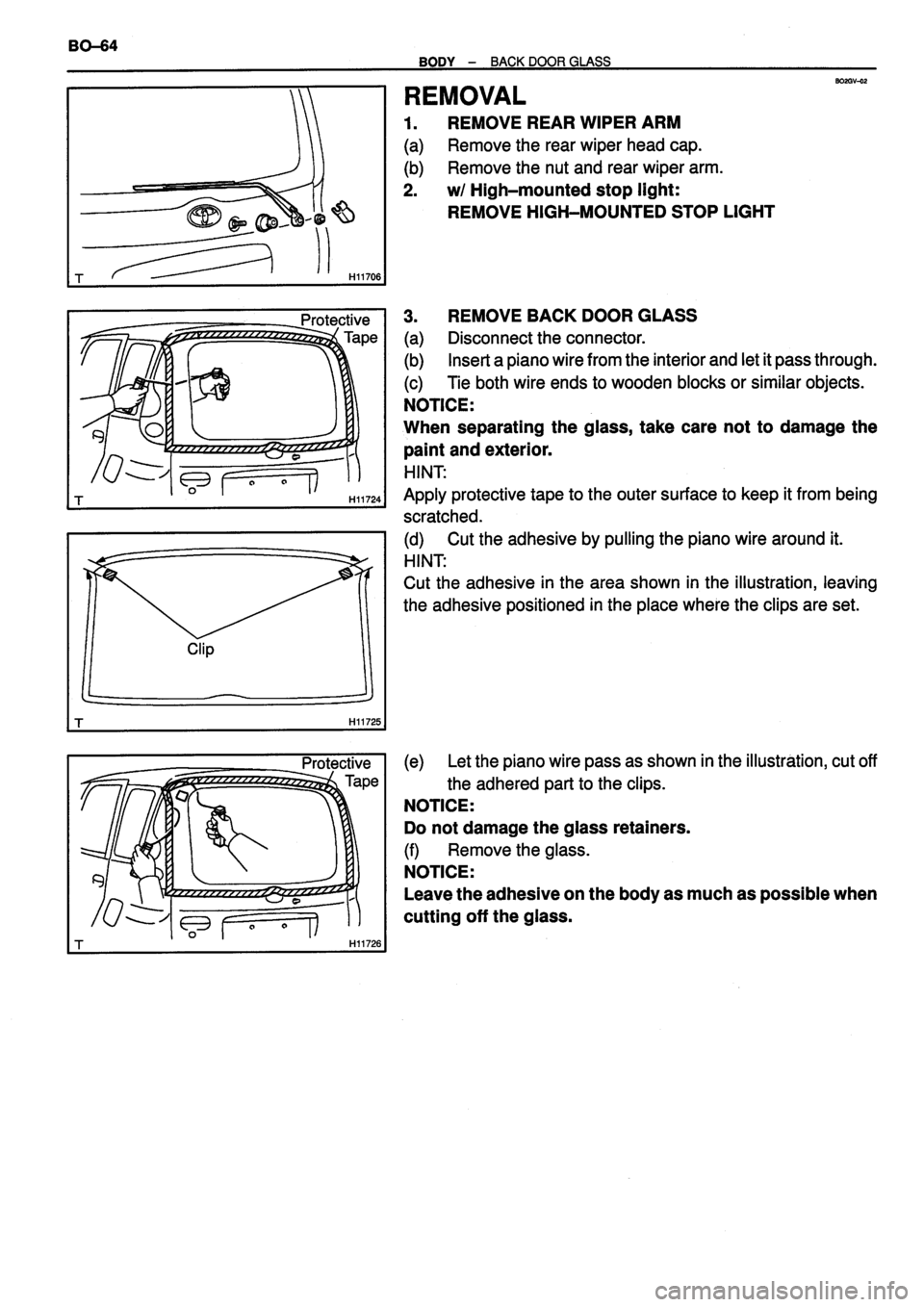 TOYOTA VERSO 1999  Repair Manual 