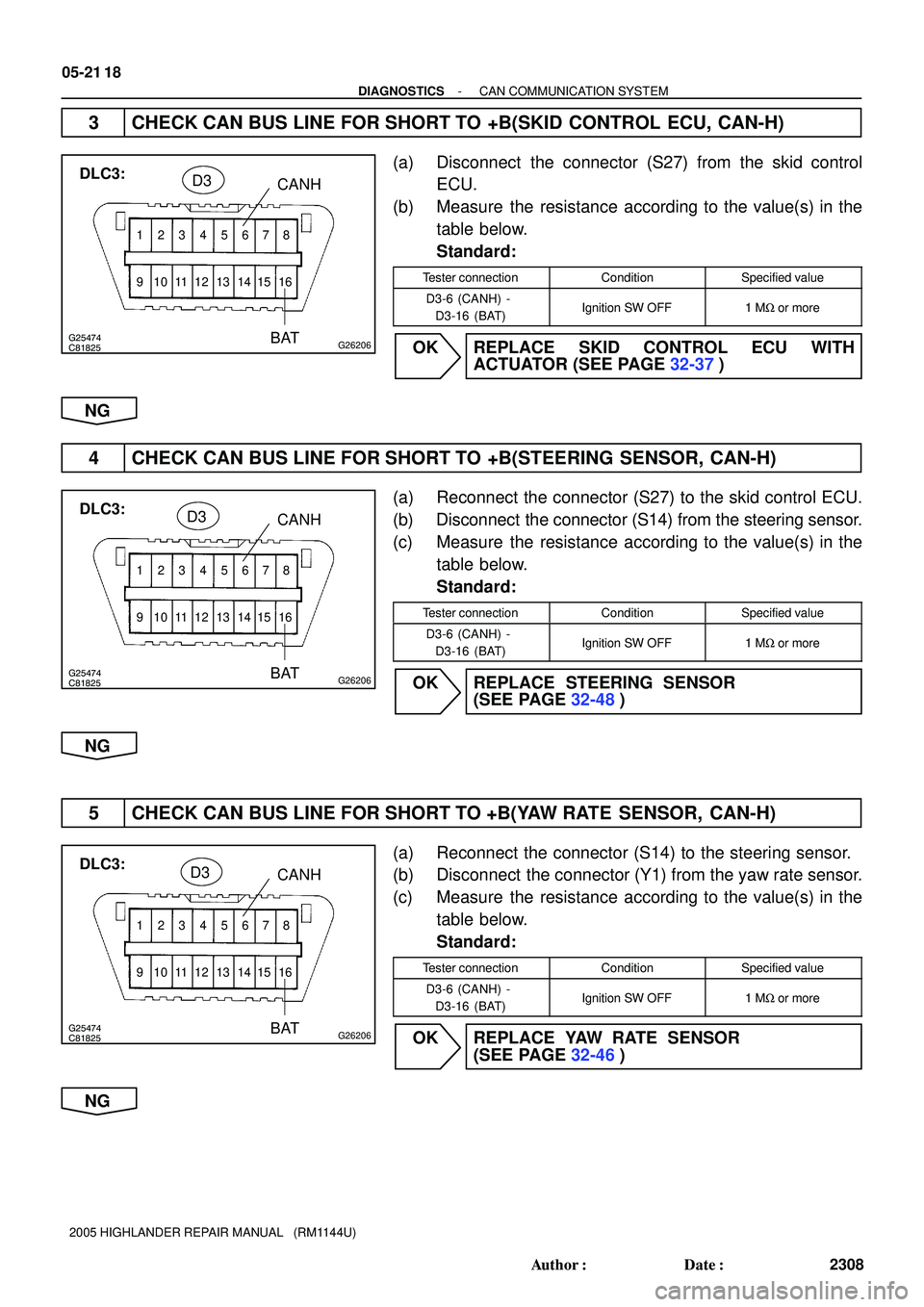 TOYOTA HIGHLANDER 2001 Service Repair Manual C81825
12345678
9 10111213141516
G25474G26206
DLC3:
CANH
BATD3
C81825
12345678
9 10111213141516
G25474G26206
DLC3:
CANH
BATD3
C81825
12345678
9 10111213141516
G25474G26206
DLC3:
CANH
BATD3
05-21 18
- TOYOTA HIGHLANDER 2001 Service Repair Manual C81825
12345678
9 10111213141516
G25474G26206
DLC3:
CANH
BATD3
C81825
12345678
9 10111213141516
G25474G26206
DLC3:
CANH
BATD3
C81825
12345678
9 10111213141516
G25474G26206
DLC3:
CANH
BATD3
05-21 18
-
