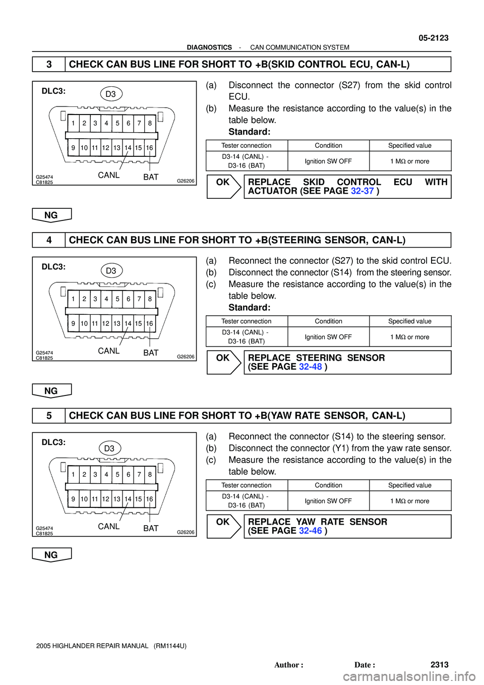TOYOTA HIGHLANDER 2001 Service Repair Manual C81825
12345678
9 10111213141516
G25474G26206
DLC3:
CANL
BATD3
C81825
12345678
9 10111213141516
G25474G26206
DLC3:
CANL
BATD3
C81825
12345678
9 10111213141516
G25474G26206
DLC3:
CANL
BATD3
- DIAGNOSTI TOYOTA HIGHLANDER 2001 Service Repair Manual C81825
12345678
9 10111213141516
G25474G26206
DLC3:
CANL
BATD3
C81825
12345678
9 10111213141516
G25474G26206
DLC3:
CANL
BATD3
C81825
12345678
9 10111213141516
G25474G26206
DLC3:
CANL
BATD3
- DIAGNOSTI