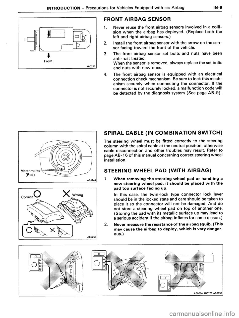 TOYOTA MR-2 1991  Factory Repair Manual 