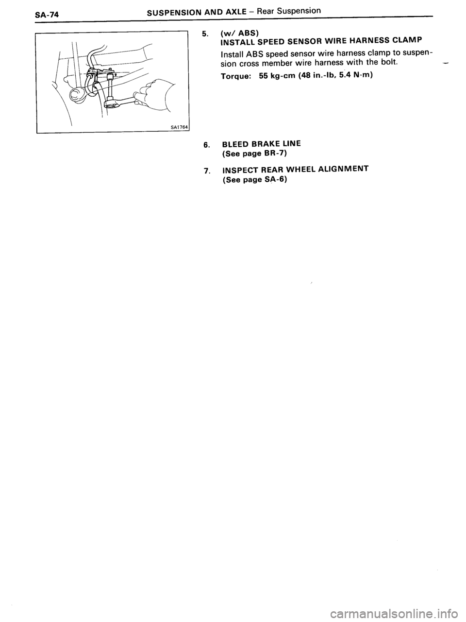 TOYOTA MR-2 1991  Factory Repair Manual 