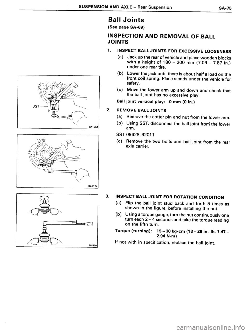 TOYOTA MR-2 1991  Factory Repair Manual 