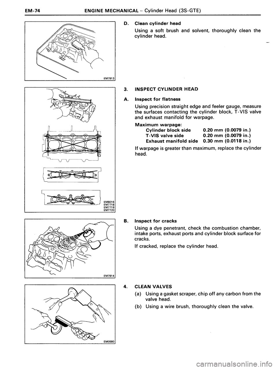 TOYOTA MR-2 1991  Factory Repair Manual 