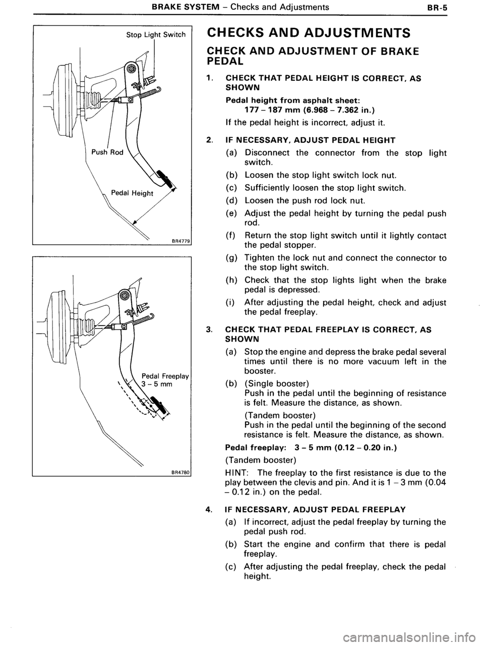 TOYOTA MR-2 1991  Factory Repair Manual 