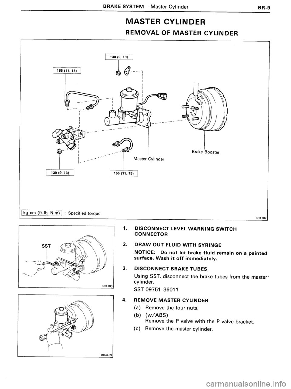 TOYOTA MR-2 1991  Factory Repair Manual 